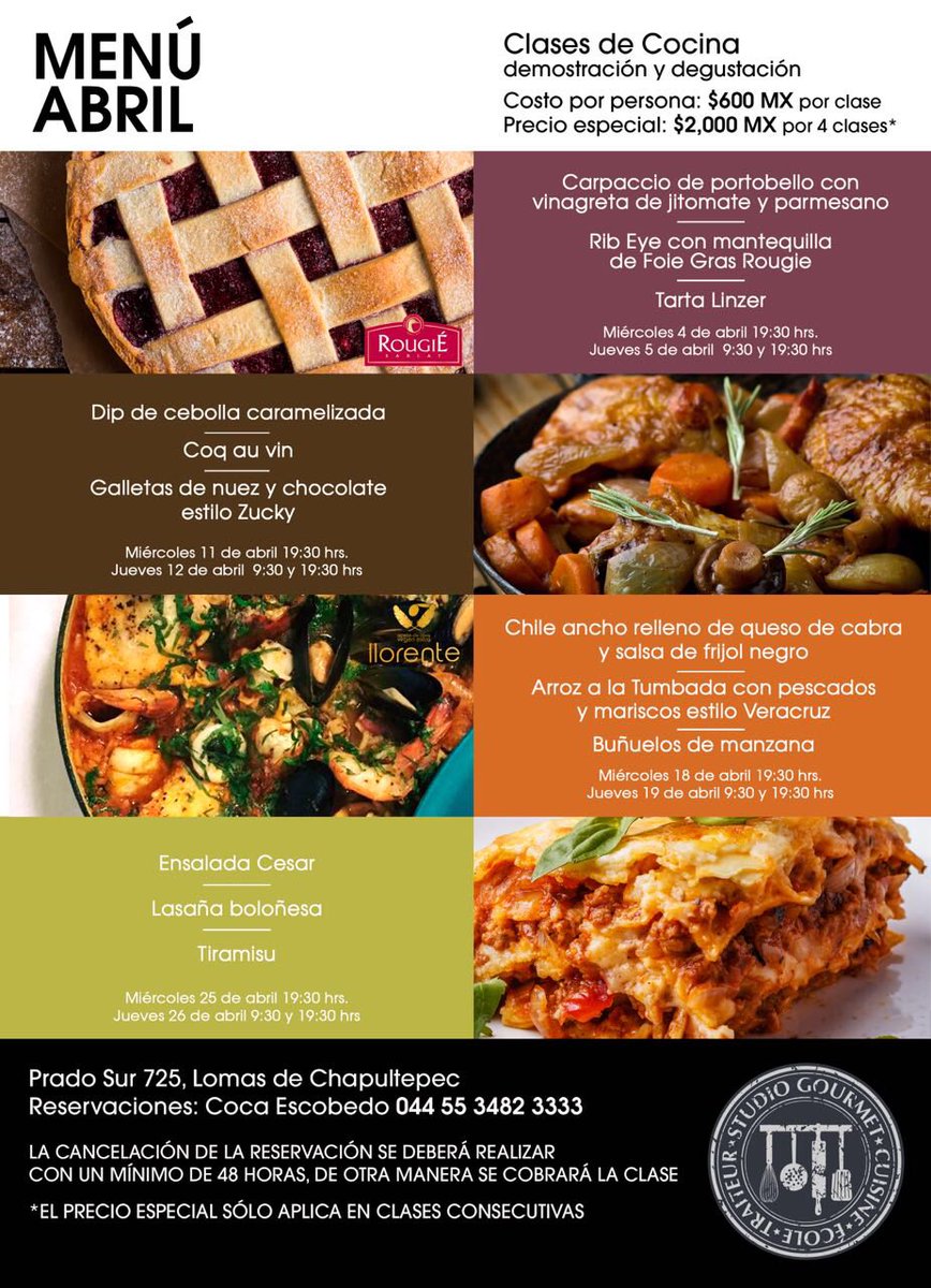 studio_gourmet's tweet photo. Reserva por que se acaban los lugares! @Chinarendon #reserva #clasesdecocina #Deliciosa https://t.co/UVkUcjco7x