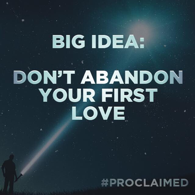 oneChurch_tv's tweet photo. Big Idea: Do not abandon your first love! https://t.co/308r1qBEqL