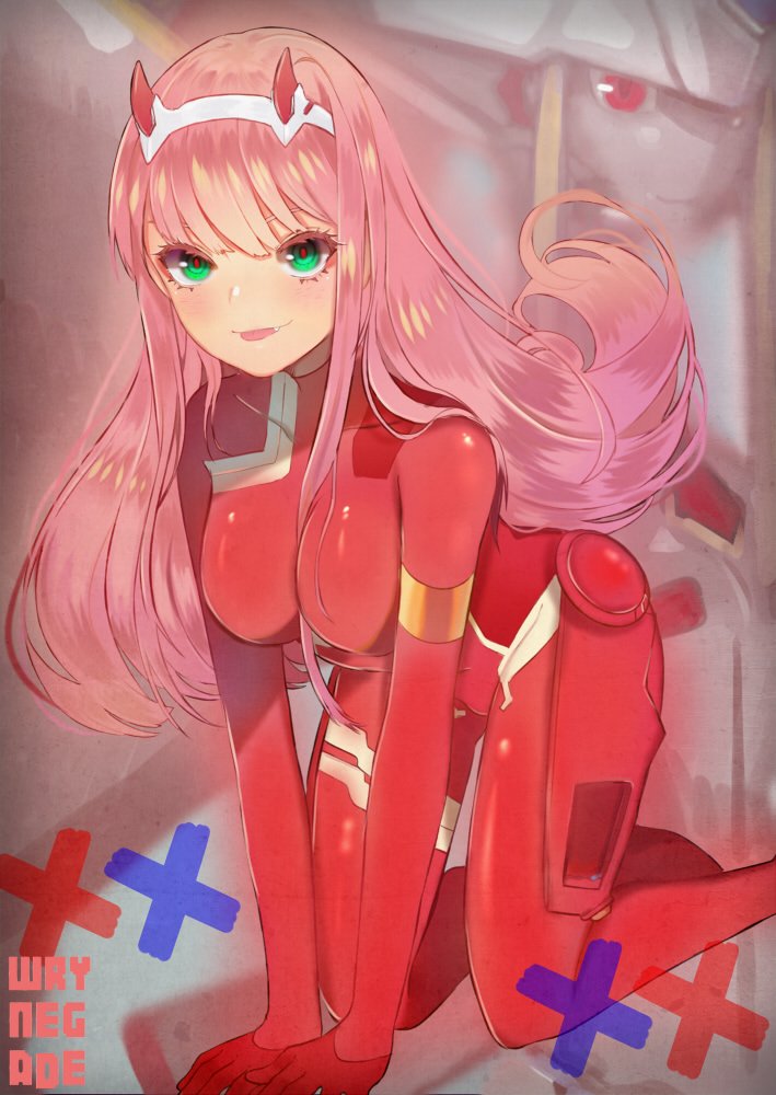 Darling in the Franxx Fan Art - Zero Two. 