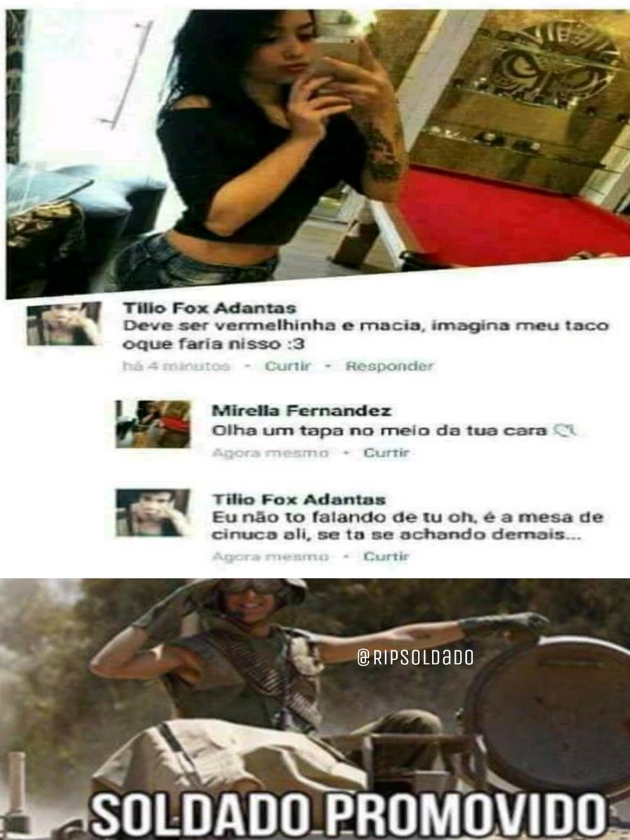 Soldado promovido 😂