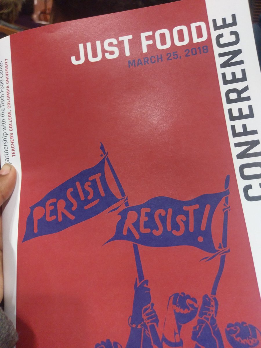 Ya girl is on a panel today at the <a href="/justfood/">24/7</a> conference! Food Justice &amp; the solidarity economy! #JFC2018