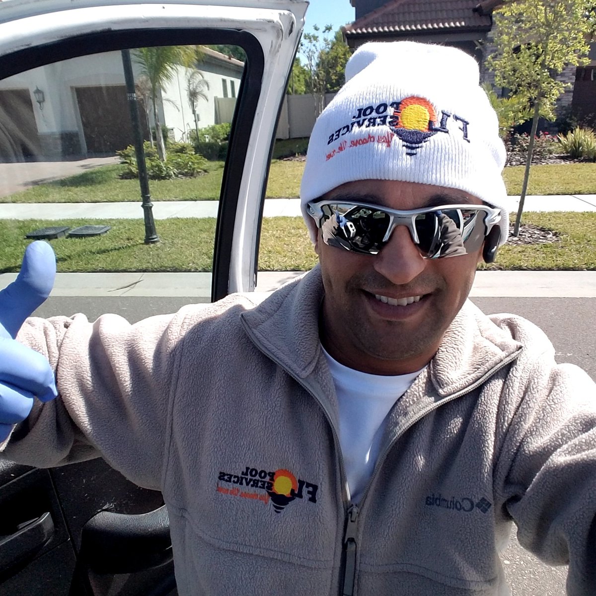 FLPoolServices's tweet image. New uniform for the winter!!! Still enjoying the end of the cold season. You Choose... We care!