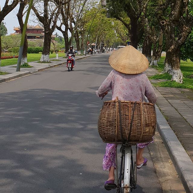 fceruti's tweet photo. I wonder if she knows she is the coolest grandmother ever.

#vietnam #hue #hueimperialcity #hueimperialpalace #bicycle #roadtrip #motorcycle #leafhat #nonla #remoteworking #locationindependent #digitalnomads #digitalnomad #vietnam🇻🇳 #solotravel #bici… https://t.co/414Pt0XZs0 https://t.co/tQQqyZwjbB