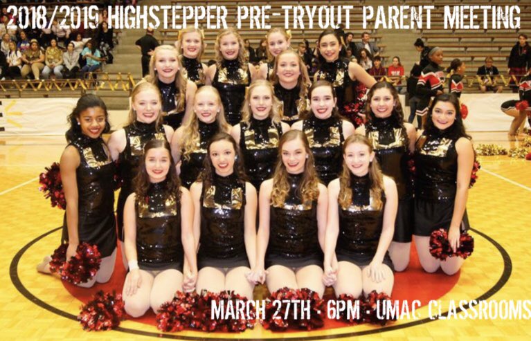 UVHighsteppers's tweet photo. Going to the βship is always fun - especially when we bring out some extra GOLD!
Current 7th-11th Graders & Parents - come join us for the pre-tryout meeting on 3/27 @ 6p to find out all about our program & pick-up a tryout packet! π―ββοΈβ€οΈππ» #UnionHighsteppers
#TryoutTime https://t.co/m8THqIsw3M