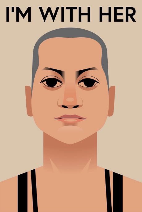 nycjayjay's tweet image. Chicago graphic artist Steve Musgrave created this image of Emma Gonzalez. #MarchForOurLives