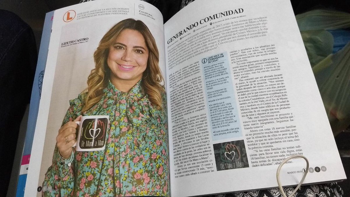 lizcastromx's tweet photo. Gracias @LideresMexicano por la entrevista para nuestra Fubdación @DemanoamanoACmx #construyendodemanoamanoac #demanoamanoac #Costco Gracias #Cemex Colegio de Ingenieros de Puebla #pepsico gracias a nuestros aliados estratégicos #camief #comief #reedexhibitions https://t.co/JXTfkEItZZ