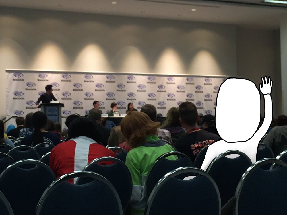 jeffdates's tweet image. Another awesome panel at Wondercon! Meeting so many cool people!