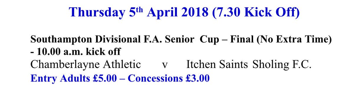 SouthamptonSFL's tweet photo. Upcoming fixtures https://t.co/npUCvijYpx