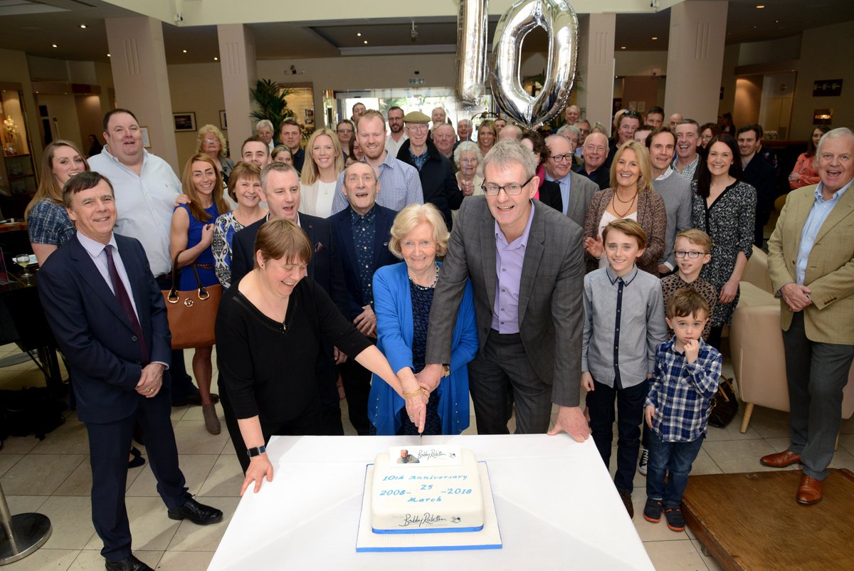 SBRFoundation's tweet photo. We had a wonderful time celebrating our 10th anniversary with our supporters! Thanks all. Mark Robson: “I wish Dad was here today. He would be enormously proud of our fundraisers." https://t.co/sgcN0PiCWJ #10yearsateam https://t.co/8dyFjst4A3