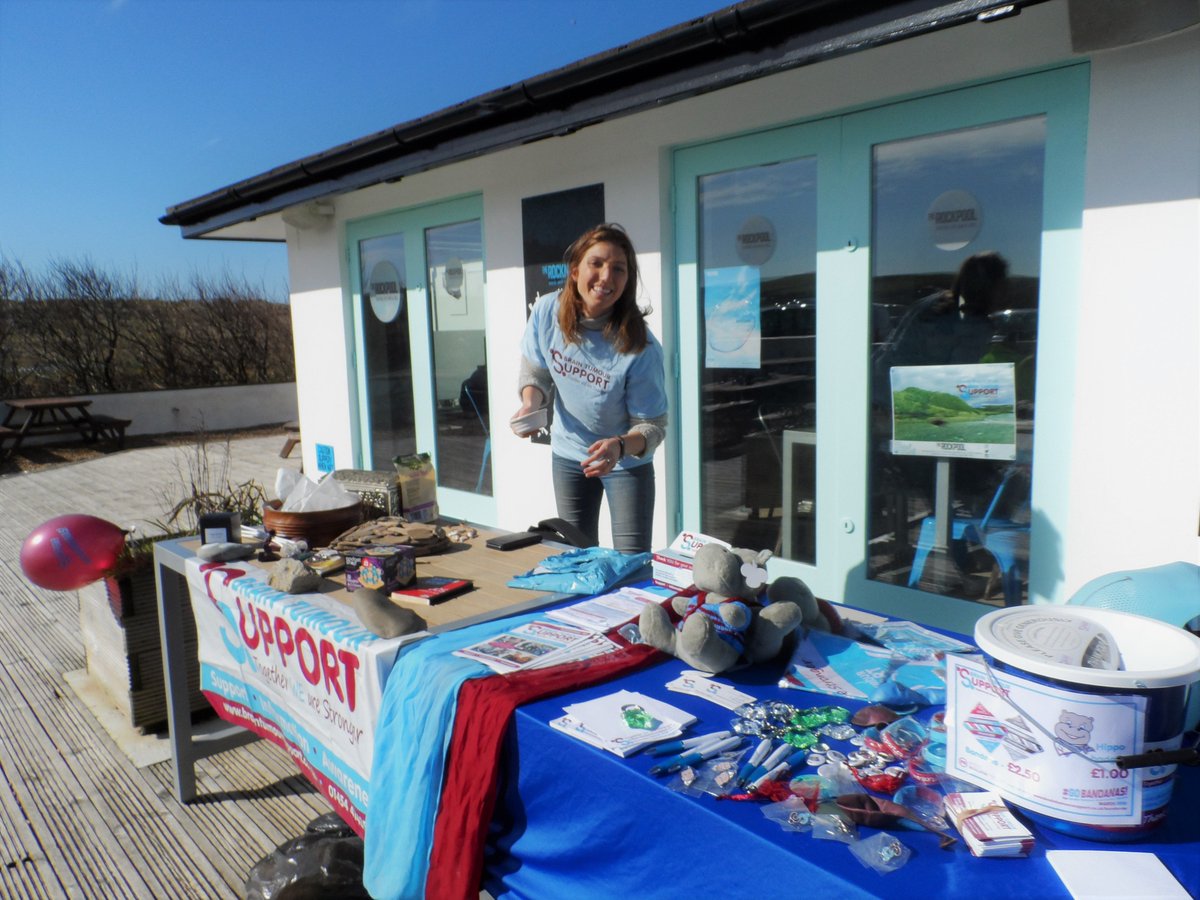 braintumourlady's tweet photo. Had a lovely time with the beach walk from @TheRockpoolBar near Gwithian, to raise funds & awareness for @BrainTumourSupp. Plenty of doggies wearing our #GoBandanas plus fun with raffles etc. Thanks to @FreyjaMunding for organising the event. #braintumourawarenessmonth https://t.co/b3wxbM0UVF