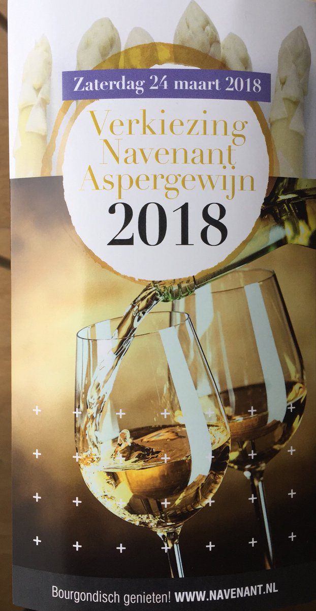 Aspergewijn verkiezing 2018 bij chateau neercanne.