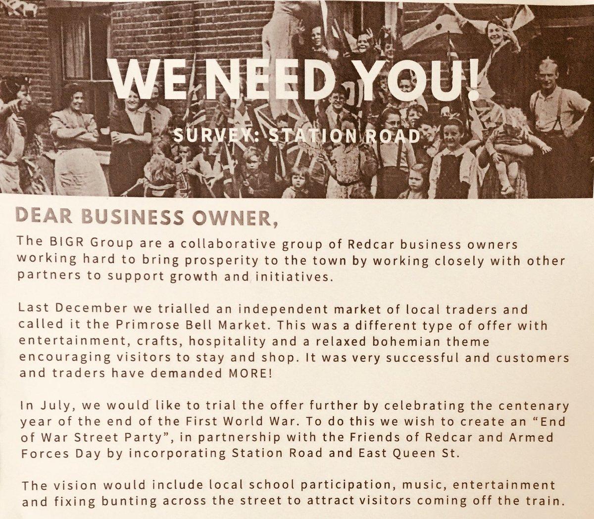 GrowingRedcar's tweet photo. Monday at 1:15 pm Meet at the Edward V11 Clock Tower to support. Thank you. https://t.co/thD2nFhRWS
