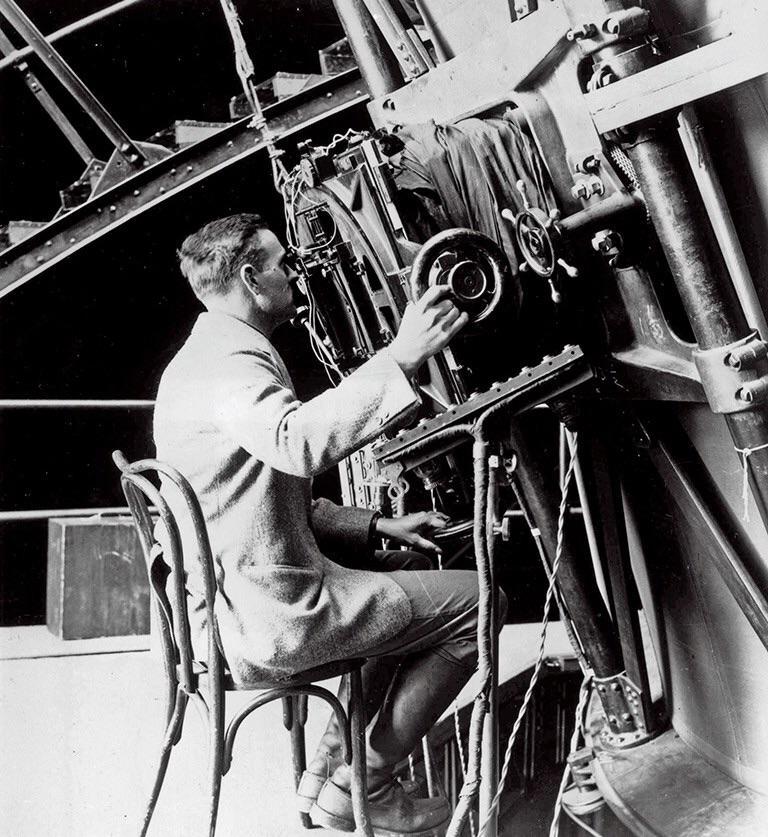 Stunning Image of Edwin Hubble in 1922 