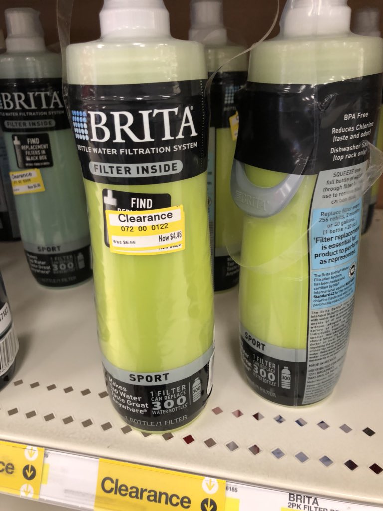 TAP_Adventures's tweet photo. Brit’s soft-sided filtered water bottles on clearance at Target. Remember, all students traveling with us must have a filtered water bottle with them. https://t.co/aZ5sjvLfxR