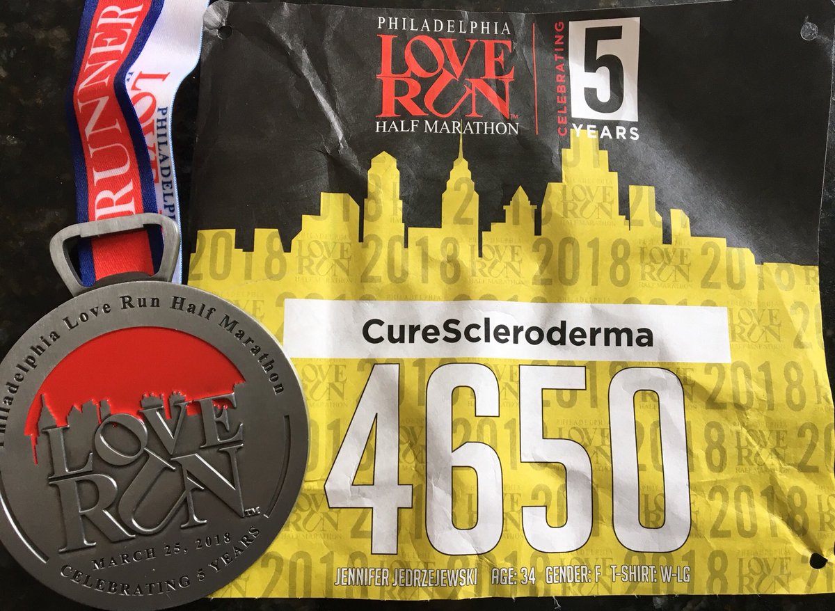 JenJed's tweet image. #LoveRunPhilly #CureScleroderma