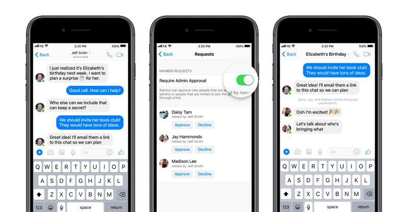 reponseio's tweet image. Facebook Gives You More Control Over Messenger Group Chats • buff.ly/2FUNpMk