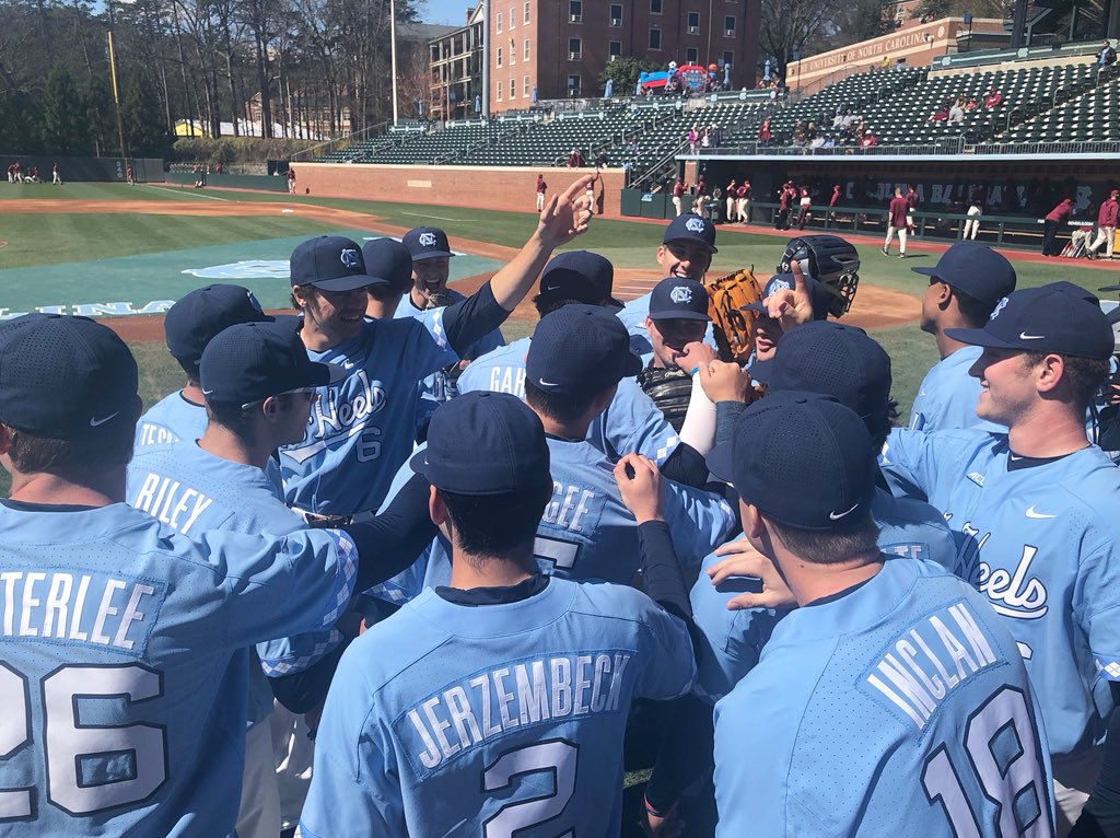 Carolina Baseball on X: Blue “Tar Heels” jersey, white pants, navy hat,  stirrups, and accessories as the Heels look to take the series from FSU  today at 1 p.m #GoHeels  /