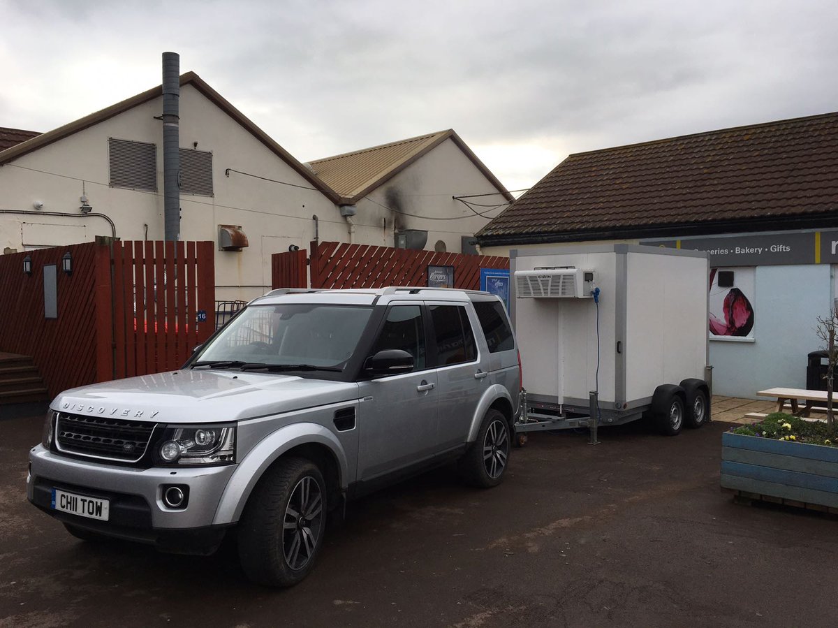 Coldtraila1's tweet photo. Yesterday we delivered another emergency freezer trailer to Doniford Bay Holiday Park on the North Somerset coast. Glad we could help! #emergencybackup #freezertrailer #delivery #coldtraila https://t.co/JAbSihBsPy