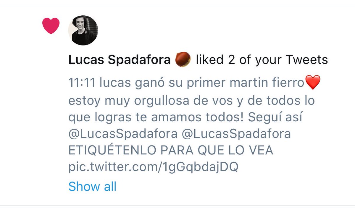 FansSpadafora's tweet image. ❤️❤️❤️❤️ @LucasSpadafora