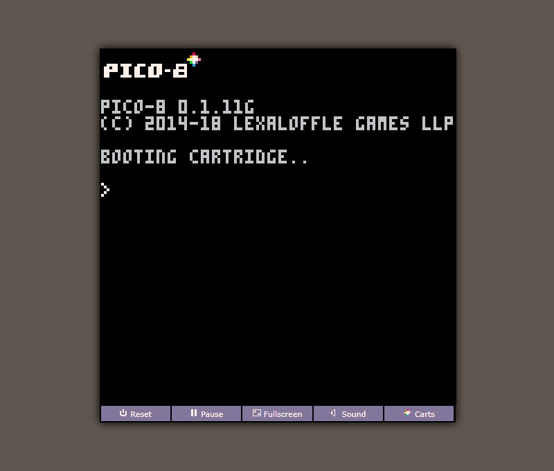 SpaceTrucker2k0's tweet image. Howdy Fellow Picoteers!
I&apos;ve made a custom HTML template that (hopefully) fixes most common fullscreen and mouse problems. 
Have a look: lexaloffle.com/bbs/?tid=31000
#pico8 btw.
