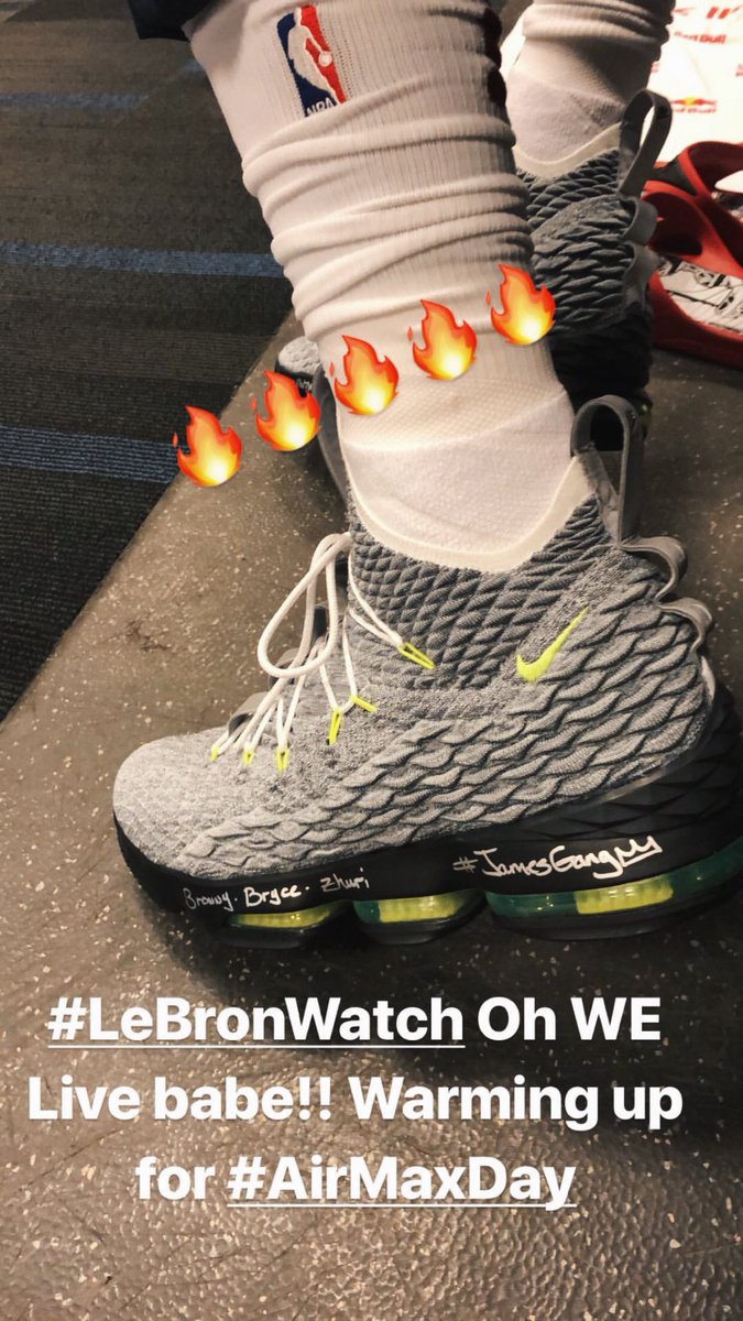 lebron 15 air max 95