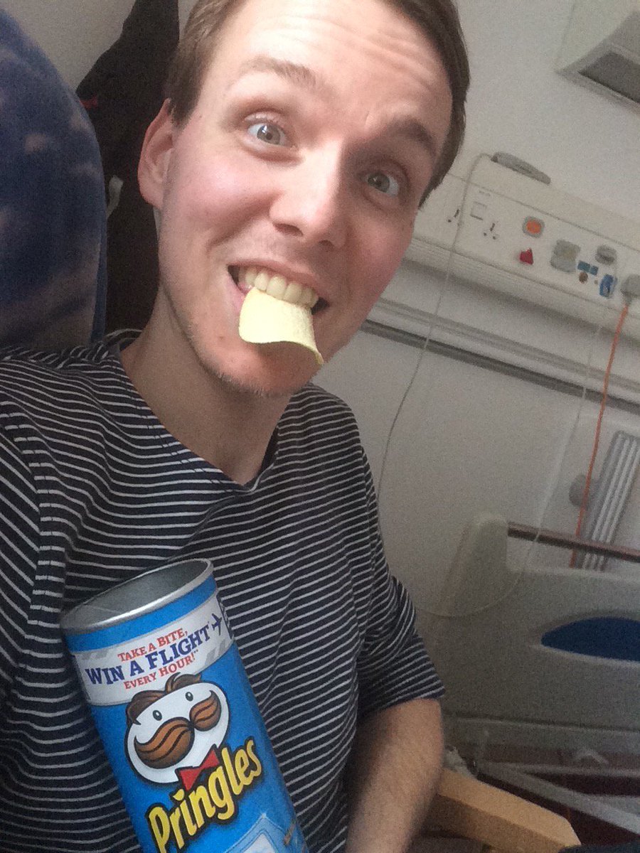 AllThatPhil's tweet photo. @Pringles_UK getting me through a hospital visit today 😀 #PringlesTakeaBite https://t.co/RMdxb7BL8n