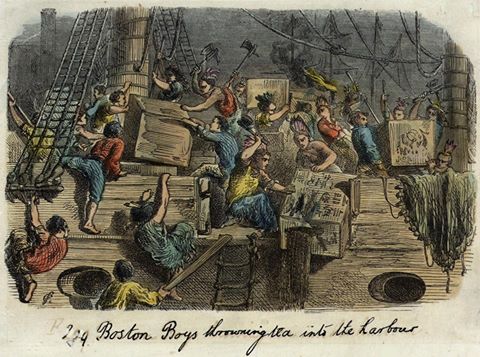 25 Mar 1774, British Parliament passes the Boston Port Act (one of Coercive Acts), closing port of Boston & demanding city's residents pay for nearly $1 million worth (in today's money) of tea dumped during Boston Tea Party of Dec 1773. #RevWar #History