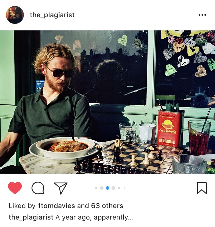 of course tom davies plays chess