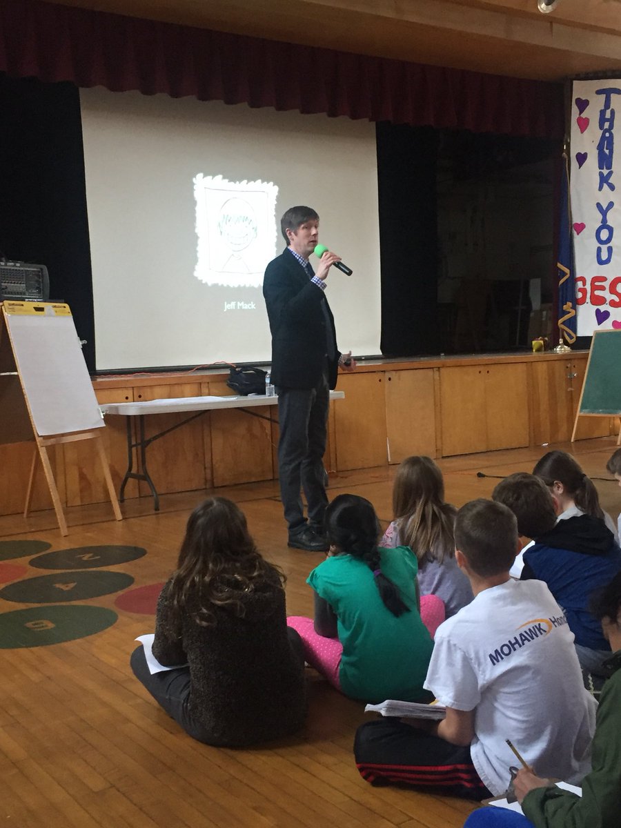 DaniGirl620's tweet photo. GES enjoys a visit from author/illustrator Jeff Mack #inspired #persistence #nevergiveup https://t.co/bW46gKKQno