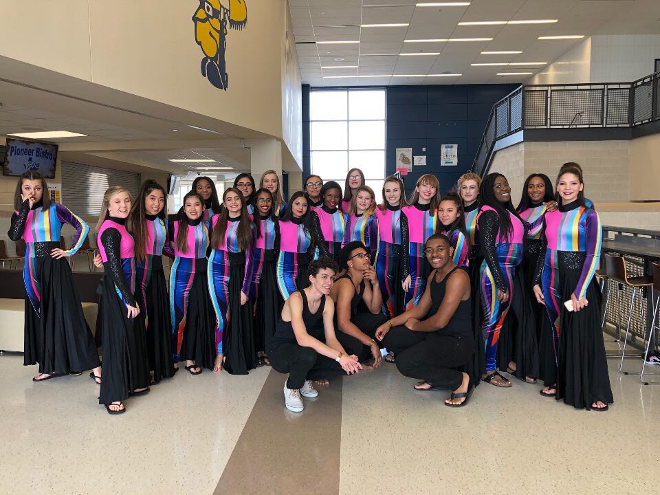 Very proud of our JV guard with their 5th place finish at championships 💙 Here’s to the next season!