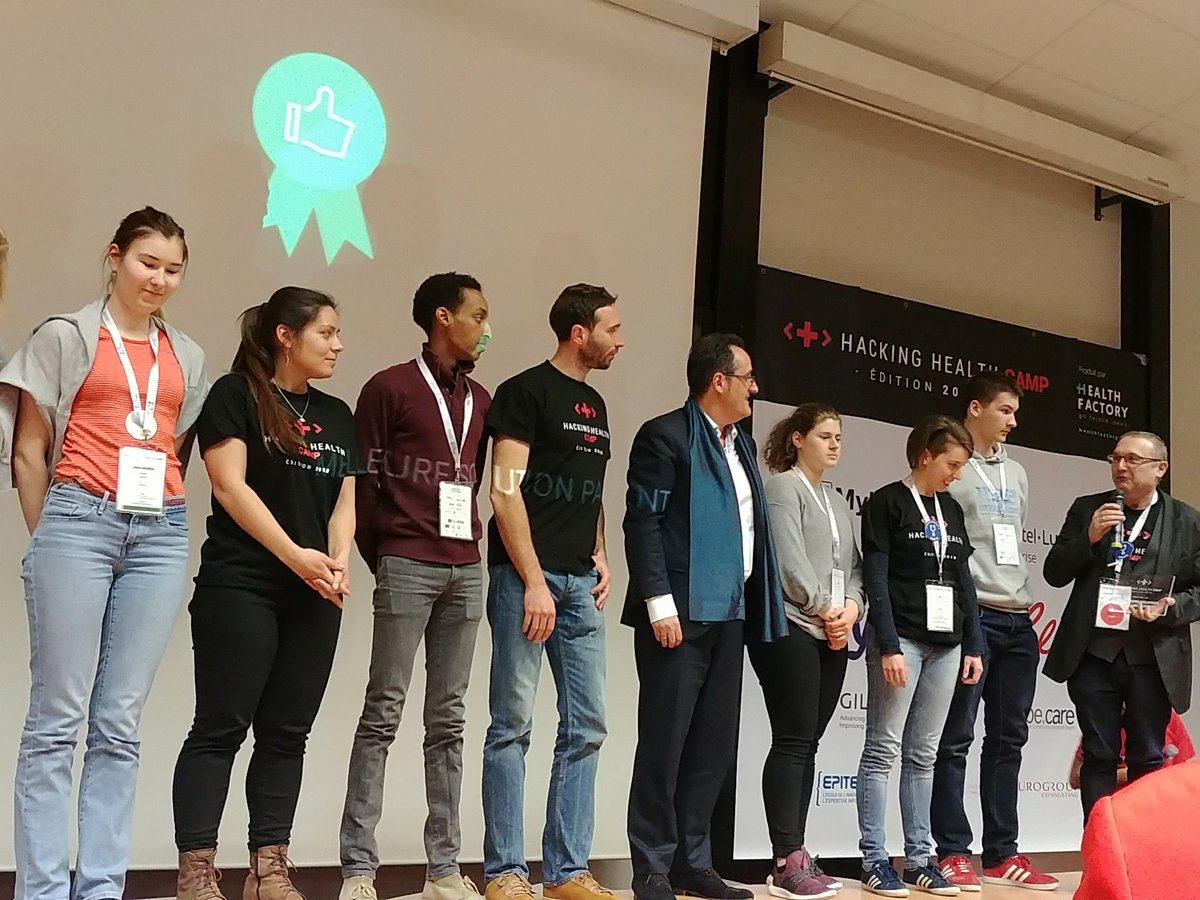 HackingHealthEU's tweet image. Mention Meilleure Solution Patient
Projet Pepit

 #HHCamp