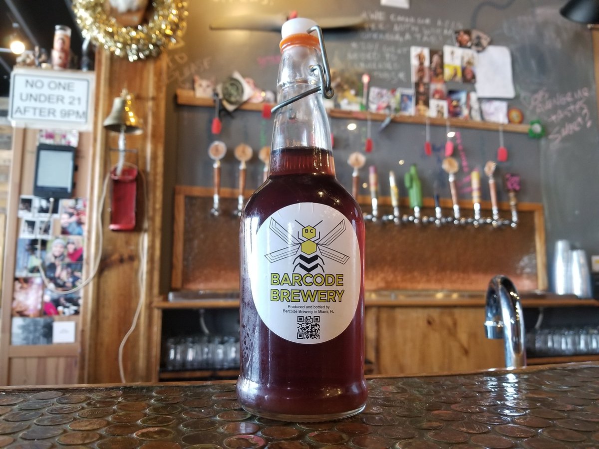BarcodeMeadery's tweet photo. @lincolnsbeardbc Don't Be Jelly Event TONIGHT PB&amp;J Eating Contest #WeirdAtTheBeard #MeadInMiami Dropped off a bottle of #SoMani #Pyment #Mead https://t.co/Ak1gIpFXiy