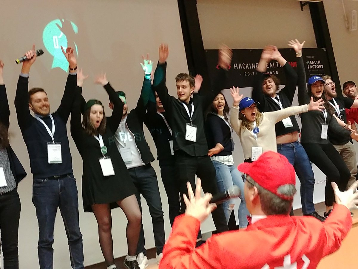 HackingHealthEU's tweet photo. Prix du Public
Projet Alzacare

 #HHCamp https://t.co/bORhUT4mQ1