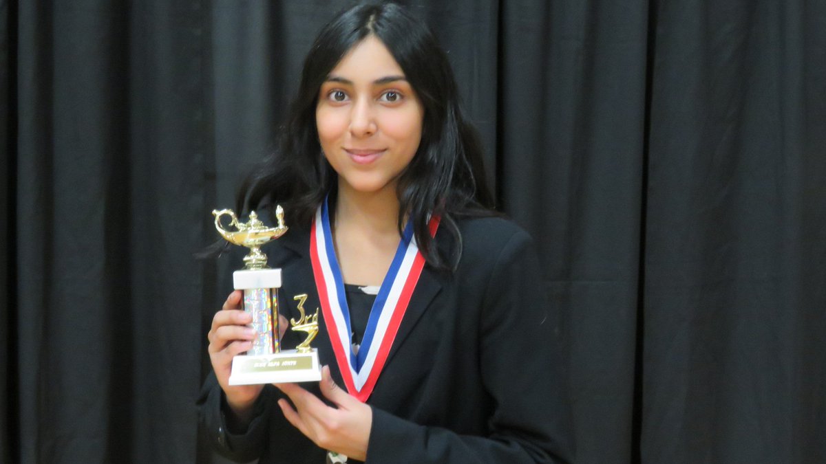 ppmsforensics's tweet image. Karishma - 3rd place at State in Informative!  So proud!