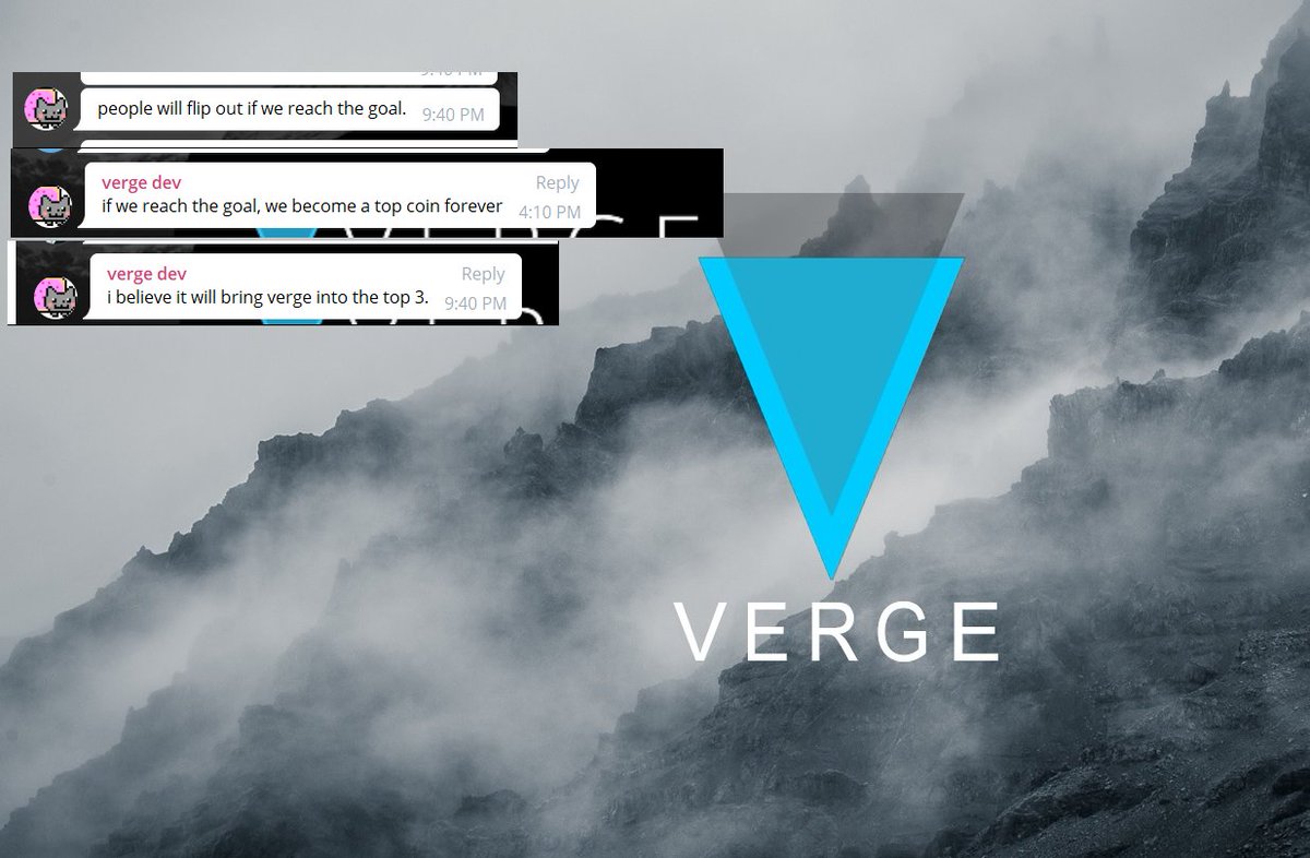 Ederer_digital's tweet image. #bitcoin slump getting you down? buy @vergecurrency  #xvg $xvg on @binance  or @BittrexExchange. Then Donate to vergecurrency.com/donate 1-2% of your xvg to the cause.  @davidgokhshtein 
join the #Vergecurrency community and make #cryptocurrency a household name.