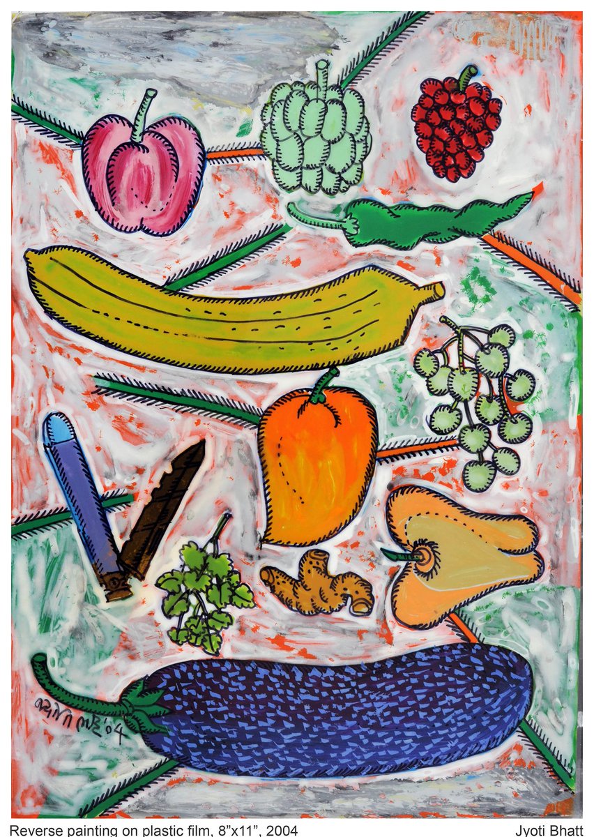 GalleryArk's tweet photo. Some of Jyoti Bhatt's fascinating reverse paintings. 

'An Overview' is on view at Gallery Ark until April 6th, 2018. 

#GalleryArk #ArkGallery #JyotiBhatt #Art #IndianArt #Vadodara https://t.co/C3L2FGIwRl