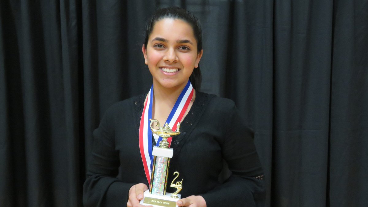 ppmsforensics's tweet image. Anika - 2nd Place at State in Storytelling.  Congratulations to the 3 Little Wolves and the Big Bad Pig!