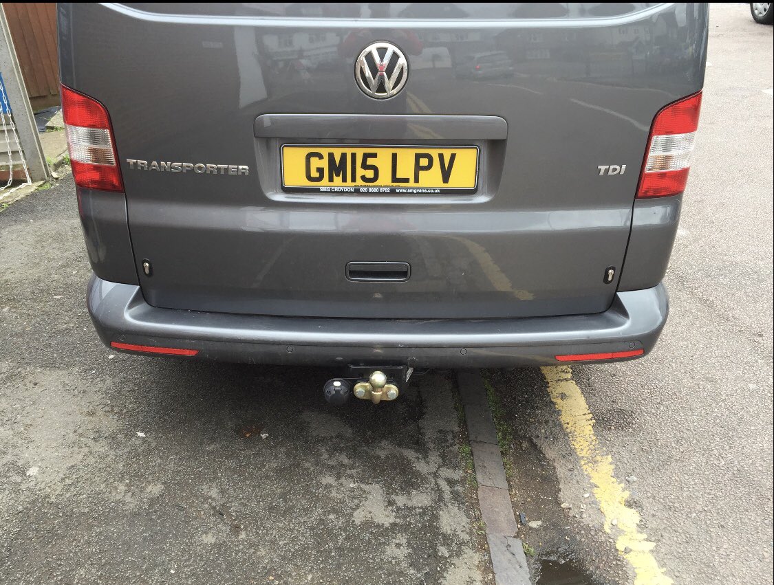 Vw transporter tailgate and side load door hook locks all round