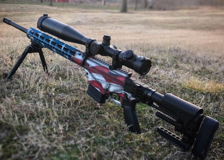 EricksonArmsLLC's tweet photo. Ruger precision rifle 6.5 creedmoor we did recently #cerakote #ruger #ericksonarms #2A #boltaction #rifle #merica #guns #pewpew https://t.co/x582Rhf2nj