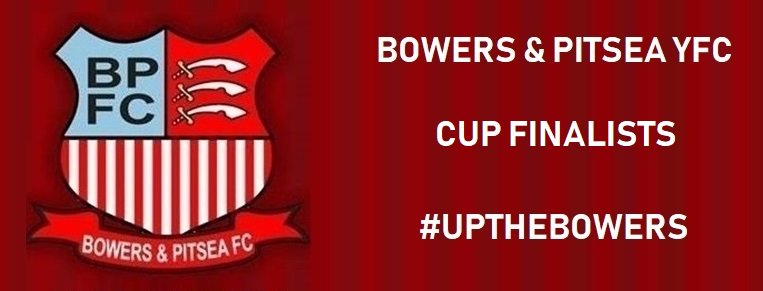 BP_YFC's tweet photo. Well Done to our U9's White and U10's Red making it
to their respective South East Essex Mini Soccer Cup Finals with Semi Final
wins today - #UPTHEBOWERS https://t.co/6nr3CJYMrx