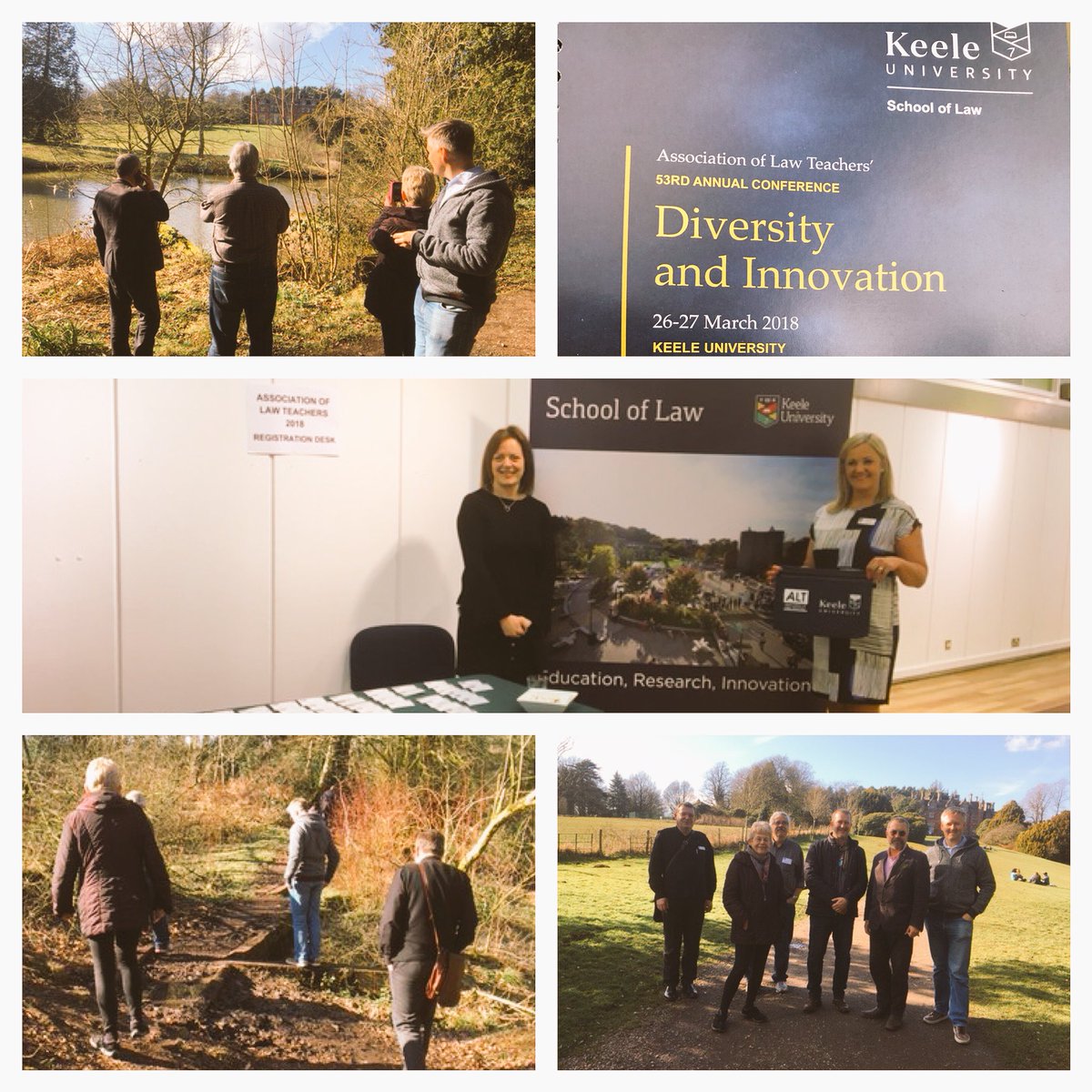 LawatKeele's tweet image. #SundayFunday 
Our first few pictures to mark the beginning of our time hosting @alt_law this year. @KeeleAlt 📸✅

Excited to meet more of you tomorrow and to share our fantastic sessions with you. See you tomorrow from 8am! ⚖️💪🌍🌟 

 #TeamLaw #TeamKeele #ALT2018