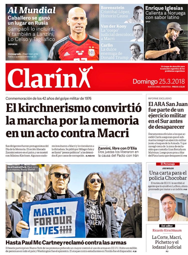 Majoplanel's tweet photo. @mirthalegrand @eltreceoficial @clarincom Cómo se explica esta tapa ? https://t.co/4d25N71b9P