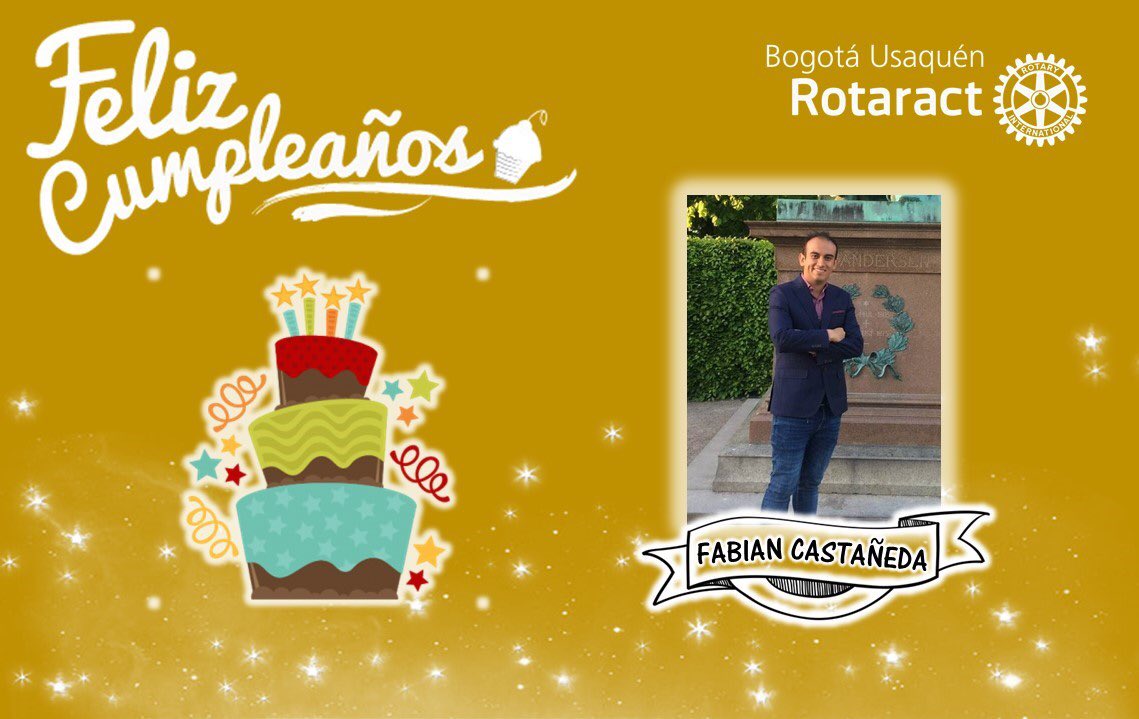 usaquenrotaract's tweet image. También queremos desearle a Fabian Castañeda un feliz cumpleaños. Valoramos tu dedicación y compromiso con el club, por eso queremos desearte mucha felicidad en tu día y muchos años más de servicio.

#Rotabirthday
