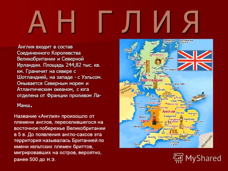 Презентация про великобританию на английском