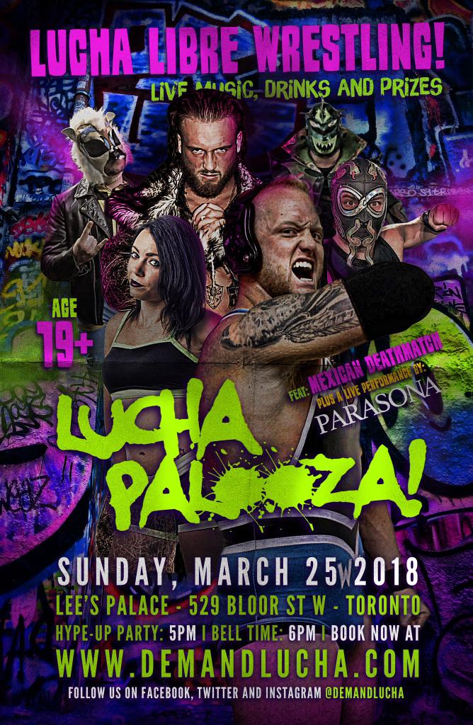 FayKabe's tweet photo. Grande night in the 6ix #LuchaLibre @DemandLucha https://t.co/wn7icoe7bo