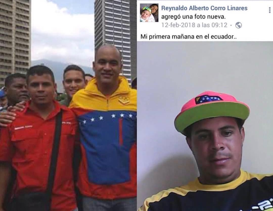 denunciascne's tweet photo. A Reynaldo Alberto Corro Linares no le bastó jalarle pelotas a Héctor Rodríguez y  emigró a Ecuador,  le sale scrache y deportación!! 

#ChavistaDebeMamarseElSocialismo que apoyó!! https://t.co/OwMcO0earm