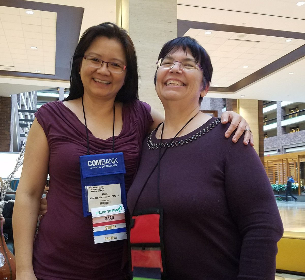 WadsUpDoc's tweet photo. What a #perfect final day to #incredible #AAOConvo18 - 5 days of sharing, #learning, teaching, #listening, connecting, #relaxing & #inspiring! In words of Dr. Sutton 2 me, "Carry on!" TY @AmAcadOsteo #SAAO #DrSaraSuttonDO @bbuserdo @tcymet #DrMischaColemanDO💜 - farewell #Dallas https://t.co/ZipQXeTbs5