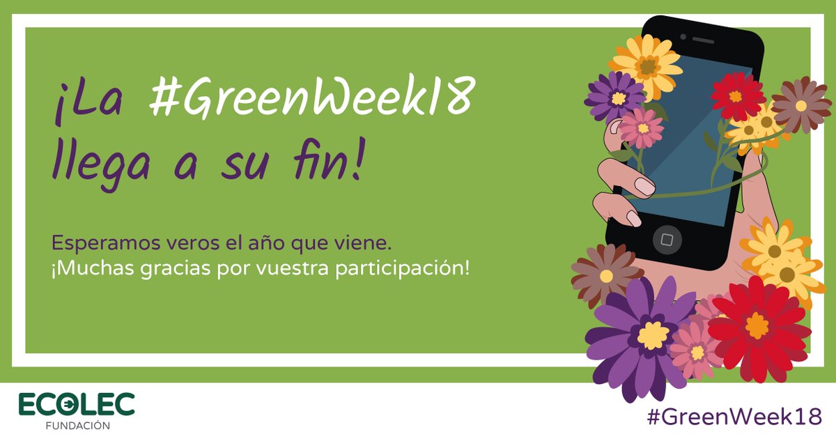 FundacionEcolec's tweet photo. Aún nos resistimos a irnos. Por aquí os dejamos algunas de las imágenes de esta #GreenWeek18 presente en Sevilla, Málaga, Córdoba, Granada, León e Ibiza. #RenuévateyRecicla! https://t.co/DtxGxt3cTa https://t.co/5R2P39DhzM