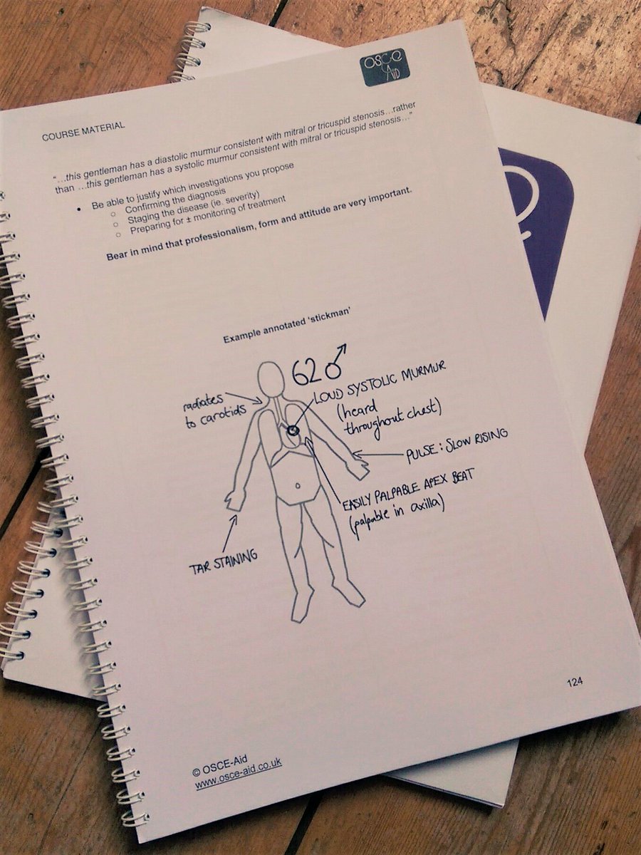 OSCE_Aid's tweet image. Studying for OSCEs? Want quality OSCE guides to boost your revision?
Our '2018 Course Materials' includes 127 pages of common OSCE cases, group study scenarios and our *UNIQUE* 'Presenting Skills' tool.

£11.99 (inc UK delivery). Not available elsewhere! osce-aid.co.uk/newsitem.php…