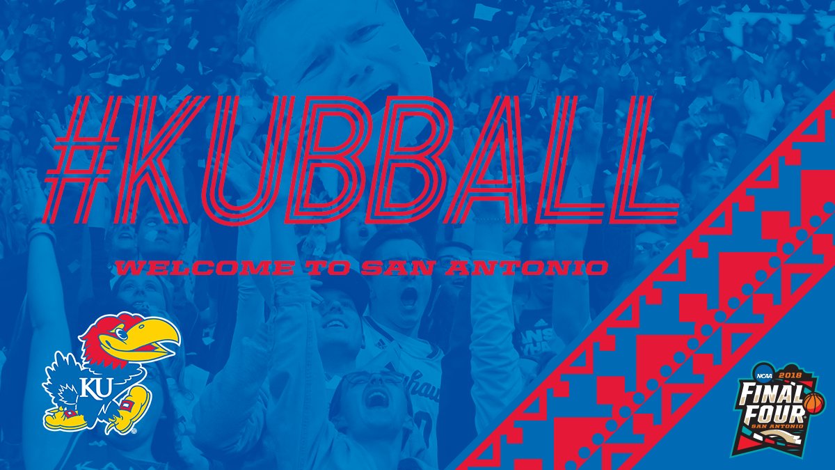MFinalFour's tweet photo. It's Fiesta time, Jayhawk Fans!
  
Get all your #FinalFour info. #TheRoadEndsHere #kubball 
https://t.co/N68BAartLe https://t.co/929HaRq06M